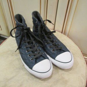 new CONVERSE navy blue canvas unisex M8 W 10
